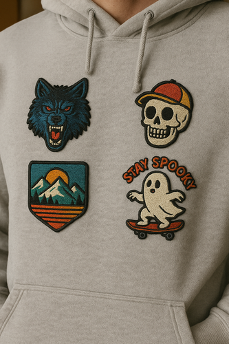 Custom Patch Hoodie Example